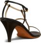 Khaite Zwarte Leren Multi-Way Sandalen Black Dames - Thumbnail 3