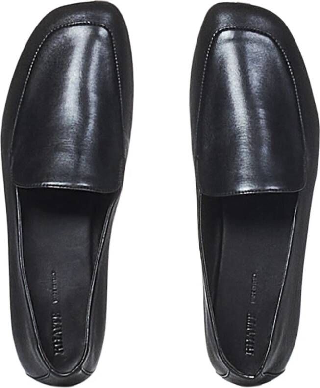 Khaite Zwarte Loafer Schoenen Elegantie Stijl Black Dames