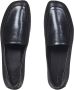 Khaite Ronde Neus Leren Loafers met Platte Zool Black Dames - Thumbnail 3