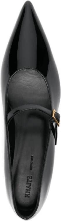 Khaite Zwarte puntige neus balletflats Black Dames