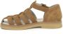 Kickers Comfort Leren Sandalen Brown Dames - Thumbnail 4