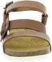 Kickers Comfort Leren Sandalen Kick Alana Brown Dames - Thumbnail 6