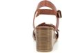 Kickers Comfort Leren Sandalen Kick Vodou Brown Dames - Thumbnail 3