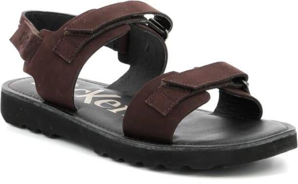 Kickers Comfort Sandalen Kick Neos Brown Heren