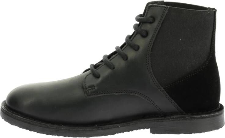 Kickers Comfortabele Leren Laarzen Kick Liti Black Dames