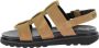 Kickers Comfortabele Leren Sandalen Neosinead Brown Dames - Thumbnail 5