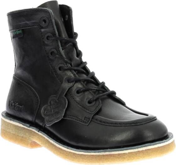 Kickers Denim Veterschoenen Kick Orijeans Black Dames