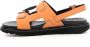 Kickers Flat Sandals Oranje Dames - Thumbnail 5