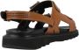 Kickers Comfort Leren Sandalen Neosummer Gesp Red Dames - Thumbnail 13