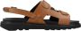 Kickers Comfort Leren Sandalen Neosummer Brown Dames - Thumbnail 5