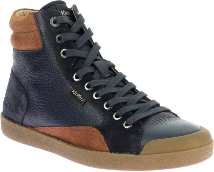 Kickers Hoge Top Sneakers Kick Tune Blue Heren