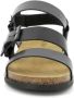 Kickers Elegant Buckle Flat Sandals Black Dames - Thumbnail 6