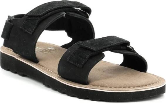 Kickers Kickeos Flat Sandals Zwart Heren