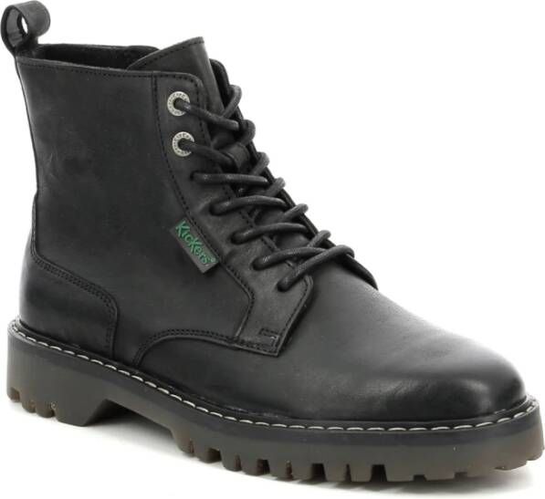 Kickers Lace-up Boots Zwart Dames