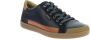 Kickers Lage Top Leren Sneakers Blue Heren - Thumbnail 2