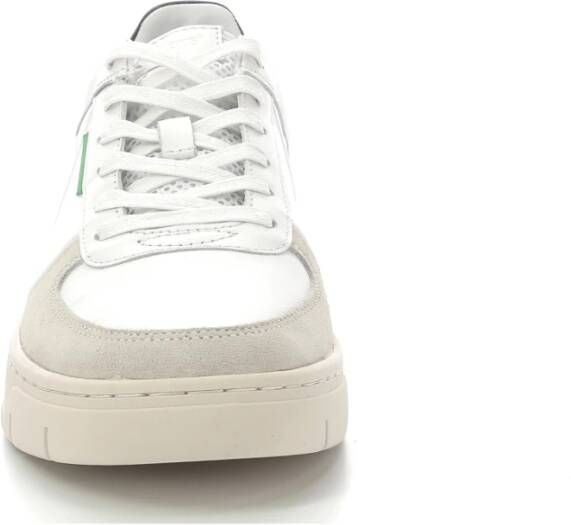 Kickers Lage Top Leren Sneakers Kick Allow White Heren