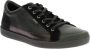 Kickers Lage Top Leren Sneakers Kick Trainer Black Heren - Thumbnail 2