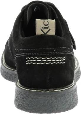 Kickers Levy Derby Schoenen Leer Veters Comfort Black Dames