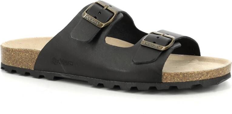 Kickers Sandalen ELK Zwart Heren