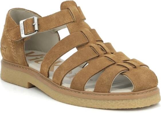 Kickers Sandals Brown Dames