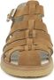 Kickers Comfort Leren Sandalen Brown Dames - Thumbnail 10