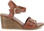 Kickers Comfort Leren Sandalen Kick Vodou Brown Dames - Thumbnail 7