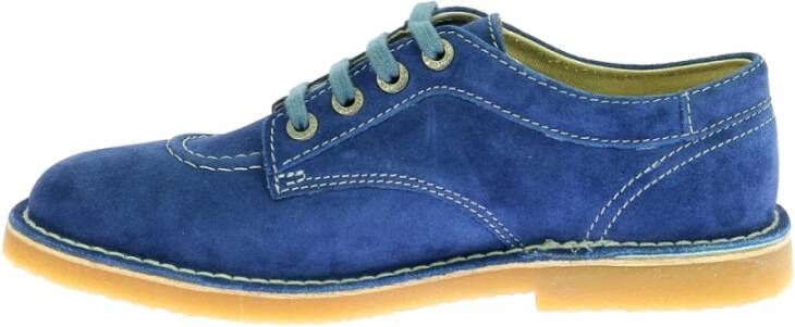 Kickers Stijlvolle Kick Karma Derby Schoenen Blue Heren