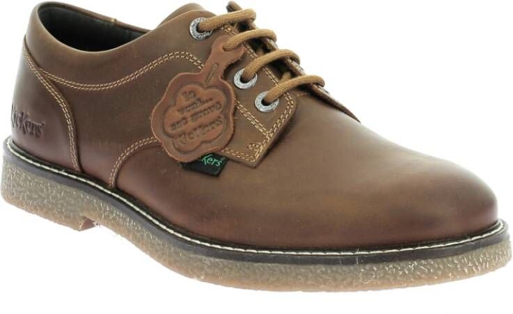 Kickers Stijlvolle Kick Larry Derby Schoenen Brown Heren