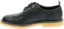 Kickers Stijlvolle Leren Derby Schoenen Black Dames - Thumbnail 4