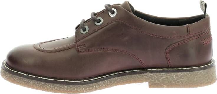 Kickers Suède Leren Derby Schoenen Brown Heren