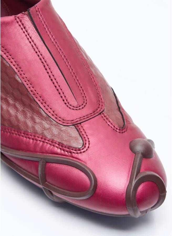 Kiko Kostadinov Elastische Instap Schoenen met Verhoogde Piping Red Dames