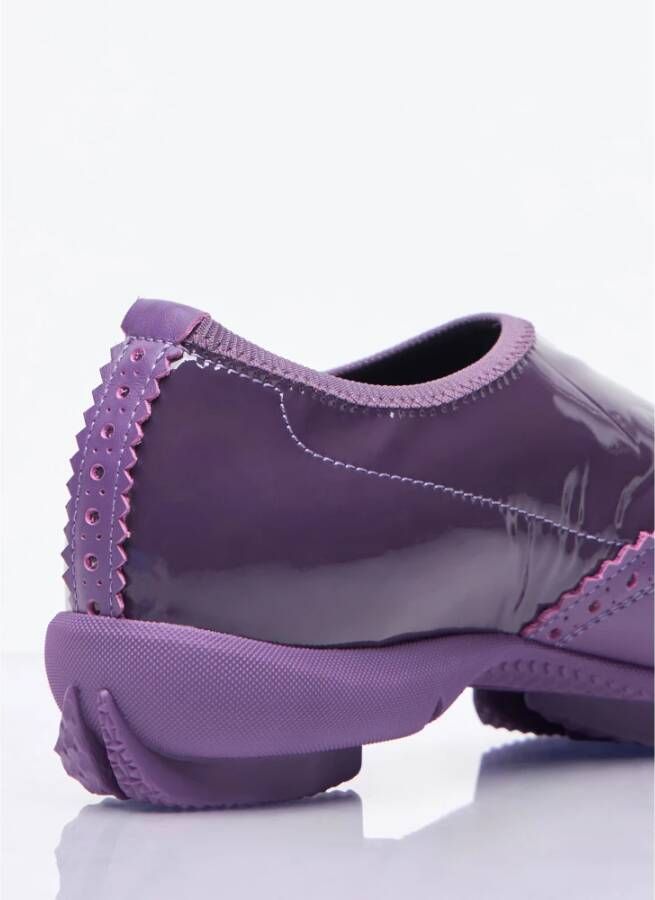 Kiko Kostadinov Leren Slip-On Brogues Purple Dames