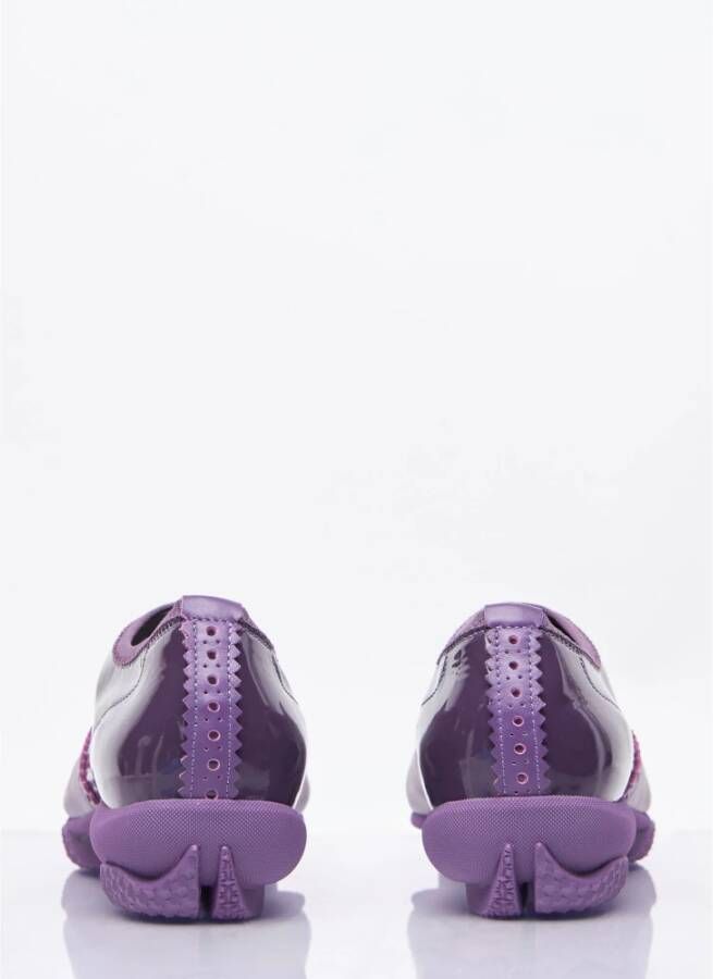 Kiko Kostadinov Leren Slip-On Brogues Purple Dames