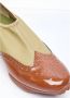 Kiko Kostadinov Slip-On Brogues met Contrastpanelen Beige Dames - Thumbnail 2