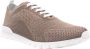 Kiton Bruin Leren Sneakers Brown Heren - Thumbnail 2