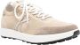 Kiton Bruine Leren Sneakers met Stoffen Voering Brown Heren - Thumbnail 2