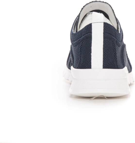 Kiton Canvas Sneaker met Non-Slip Sole Blue Heren