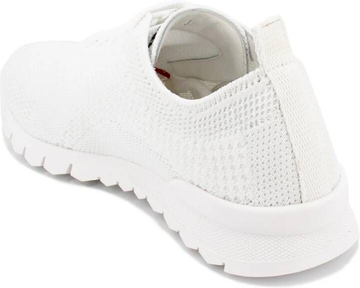 Kiton Gebreide stof Sneakers met witte zool White Dames