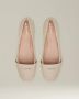 Kiton Geëmbosseerde leren balletflats Beige Dames - Thumbnail 2