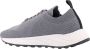 Kiton Geperforeerde stof lage-top sneakers Gray Heren - Thumbnail 3