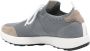 Kiton Grijze Stof en Leren Sneakers Gray Heren - Thumbnail 3