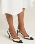 Kiton Leren pumps met inzetstukken White Dames - Thumbnail 4