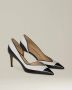 Kiton Leren pumps met inzetstukken White Dames - Thumbnail 5