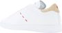 Kiton Leren Sneakers met Logo Borduursel White Heren - Thumbnail 4