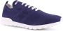 Kiton Monogram Gebreide Sneakers Rubberen Zool Italië Blue Heren - Thumbnail 2