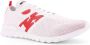 Kiton Monogram Gebreide Sneakers Veters Rubber Zool White Heren - Thumbnail 2