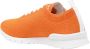 Kiton Oranje Katoen Elastaan Leren Sneakers Orange Heren - Thumbnail 3