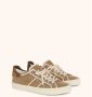 Kiton Beige Canvas Retro-Style Sneakers Beige Heren - Thumbnail 2