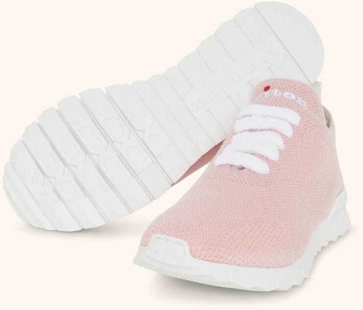 Kiton Roze Cashmere Sneakers Pink Dames