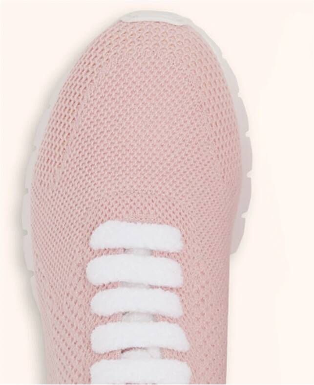 Kiton Roze Cashmere Sneakers Pink Dames